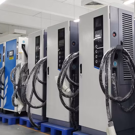 Station de recharge pour véhicule électrique, niveau 1, 7/22/43kw, 55 pouces, écran LCD publicitaire, support au sol, chargeur AC EV Commercial